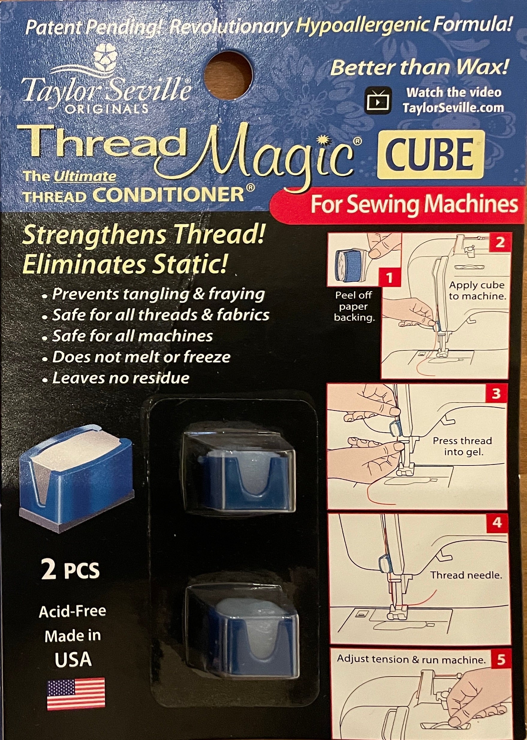 Thread Magic - Thread Conditioner for Hand and Machine Sewing – Eureka  Fabrics